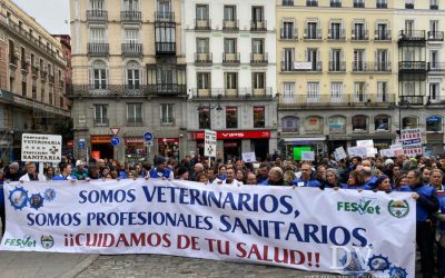 Grupo Valdelvira participó en la Manifestación de Veterinarios del 17/11/2019