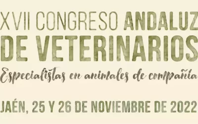 Estaremos en la edición XVII del Congreso Andaluz de Veterinarios en Jaén los días 25 y 26 de noviembre